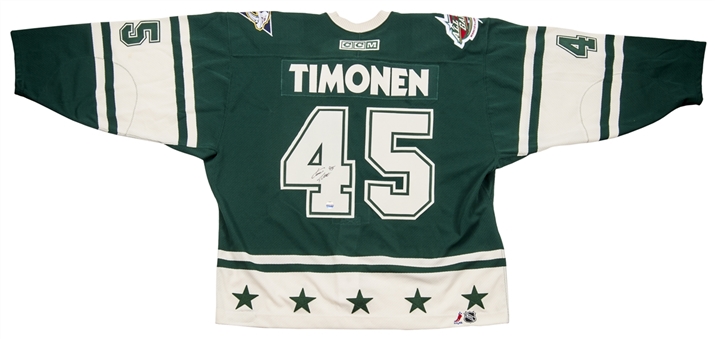 2004 Kimmo Timonen Game Used and Signed NHL All Star Game Jersey